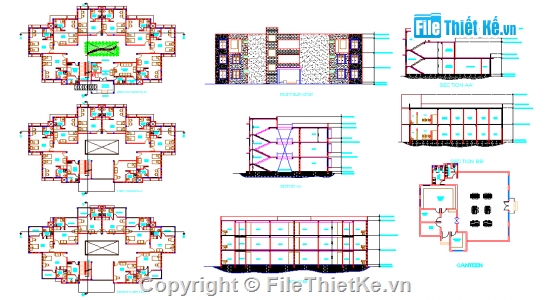 file hostel,dự án sinh viên,File Auto cad